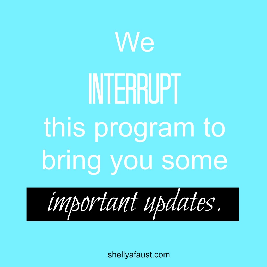 We interrupt this program