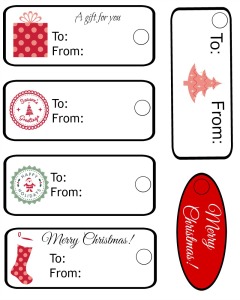 Christmas tags 1