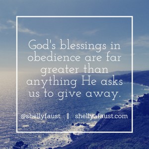 God's Blessings in Obedience are far greater