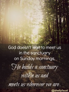 a sanctuary within us